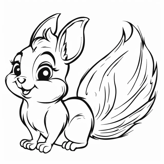 Dibujos para colorear e imprimir Squirrels