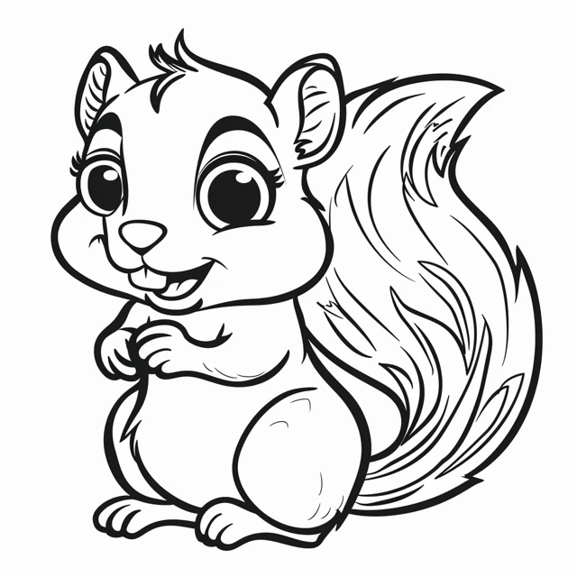 Dibujos para colorear e imprimir Squirrels