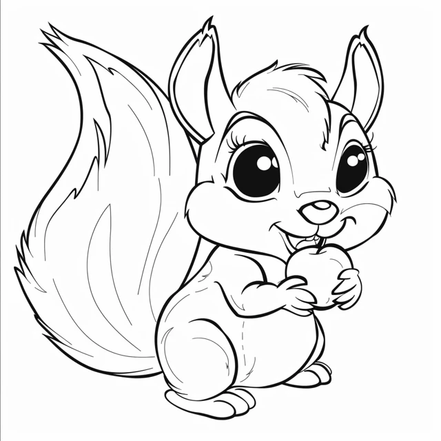 Dibujos para colorear e imprimir Squirrels