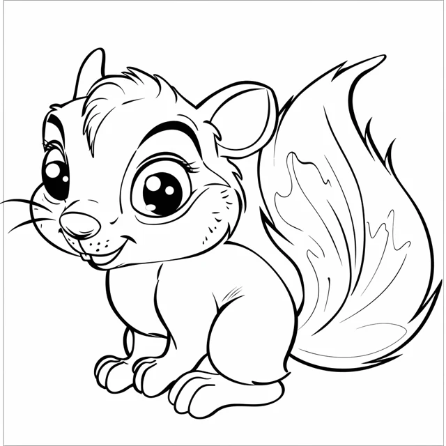 Dibujos para colorear e imprimir Squirrels