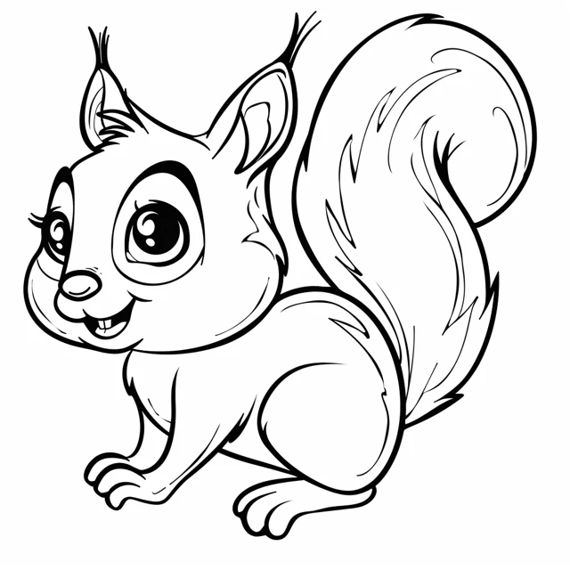 Dibujos para colorear e imprimir Squirrels