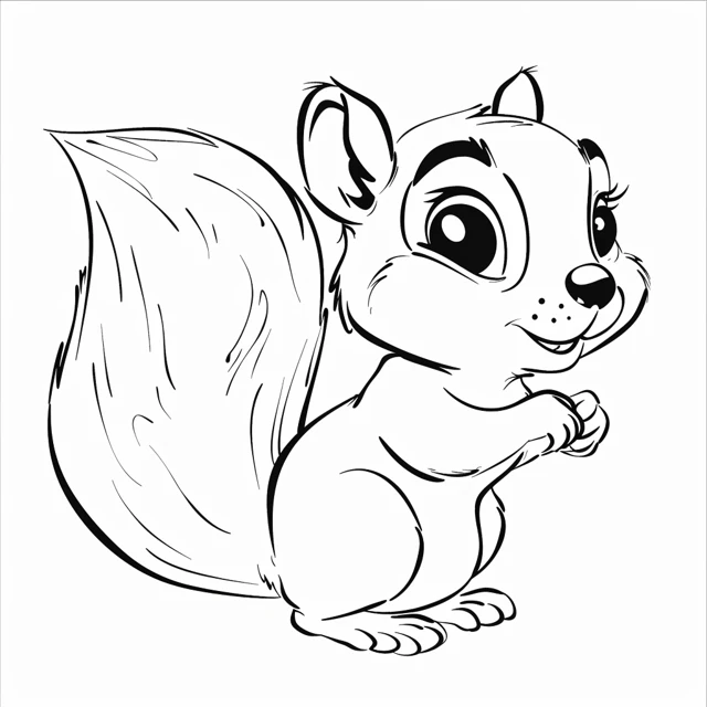 Dibujos para colorear e imprimir Squirrels