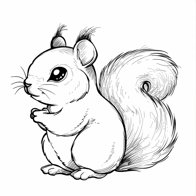 Dibujos para colorear e imprimir Squirrels