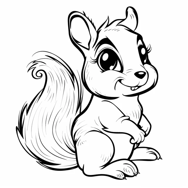 Dibujos para colorear e imprimir Squirrels