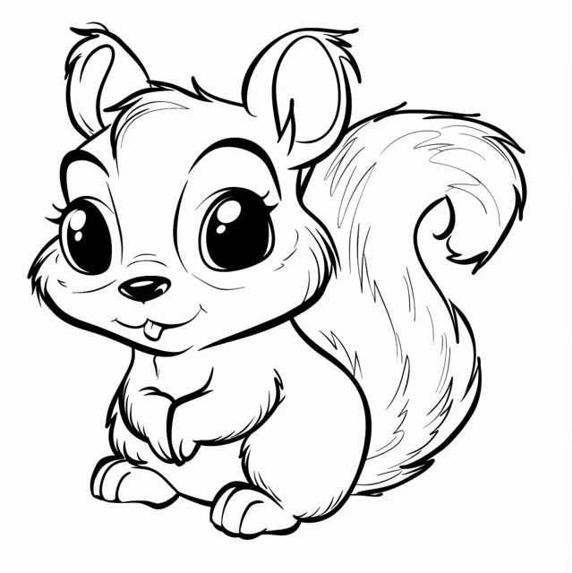 Dibujos para colorear e imprimir Squirrels