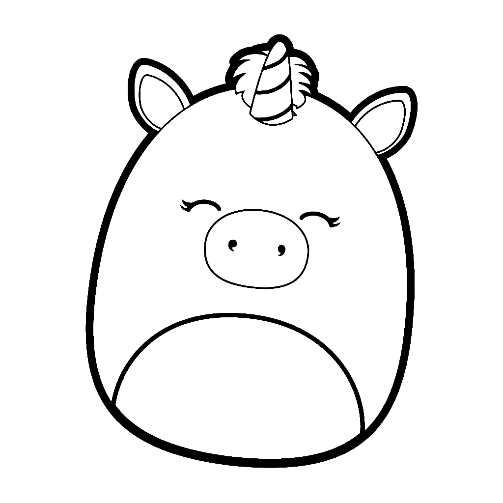 Dibujos para colorear e imprimir Squishmallow