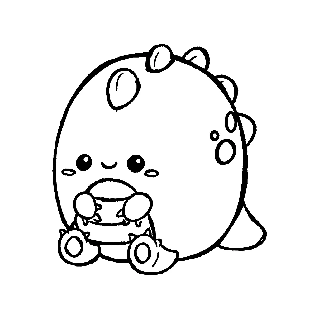 Dibujos para colorear e imprimir Squishmallow