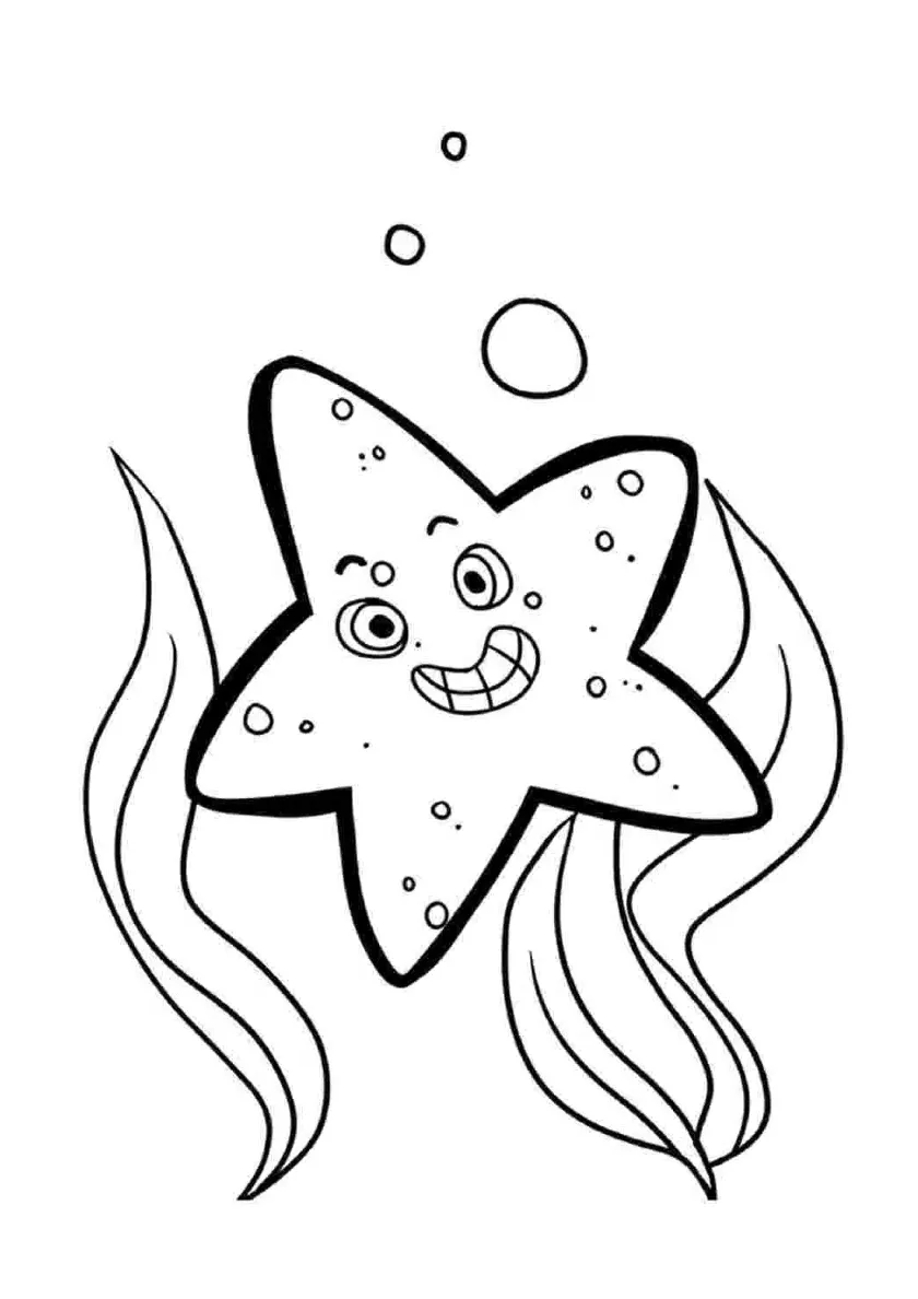 Dibujos para colorear e imprimir Starfish