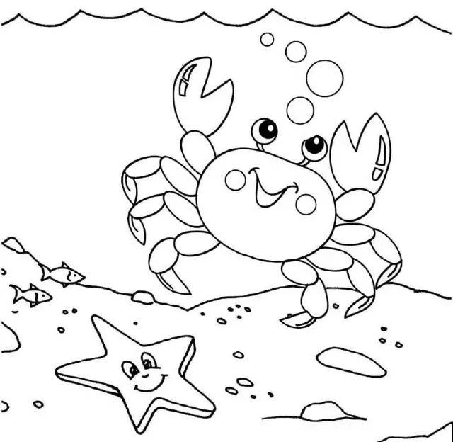 Dibujos para colorear e imprimir Starfish