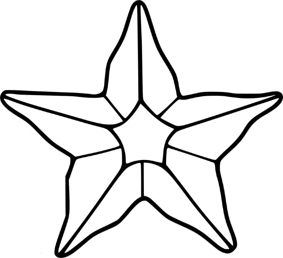 Dibujos para colorear e imprimir Starfish