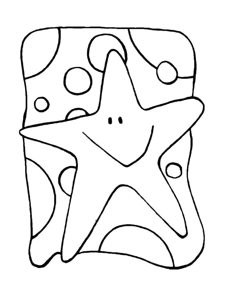 Dibujos para colorear e imprimir Starfish