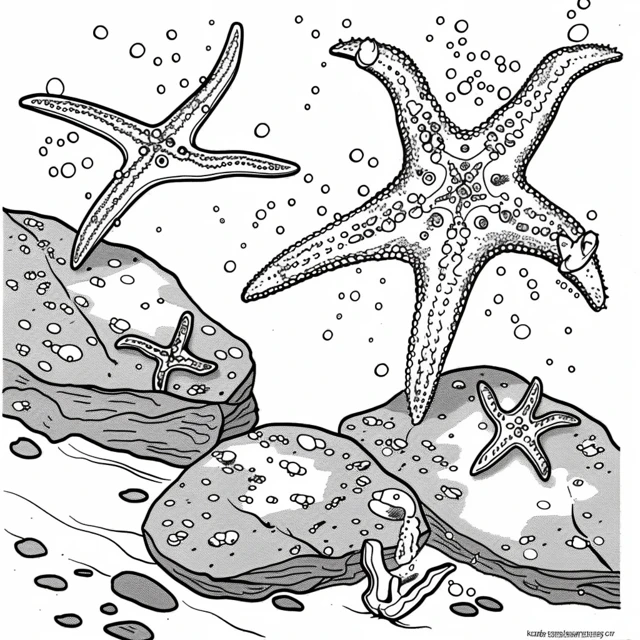 Dibujos para colorear e imprimir Starfish