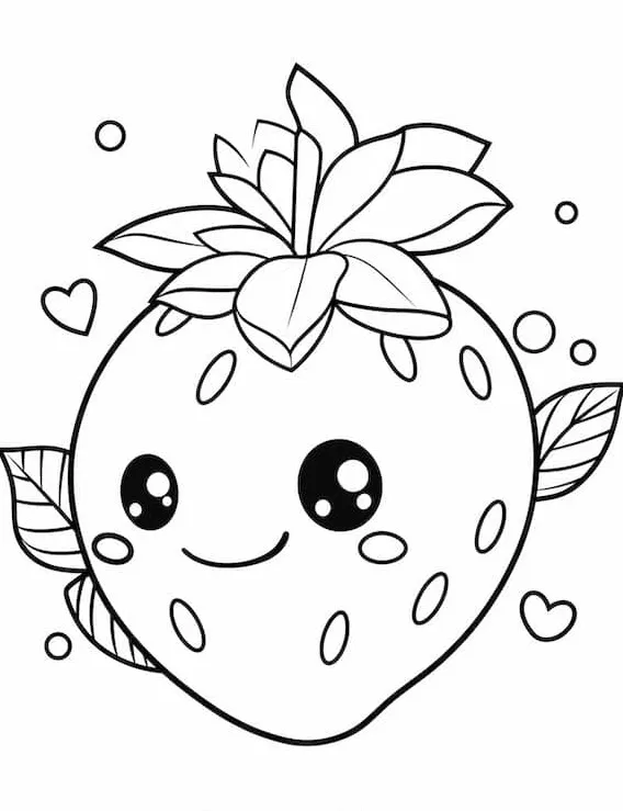 Dibujos para colorear e imprimir Strawberry