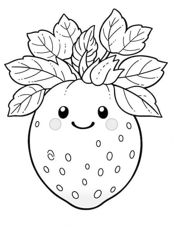 Dibujos para colorear e imprimir Strawberry