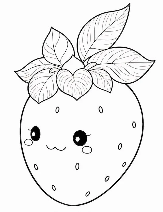 Dibujos para colorear e imprimir Strawberry