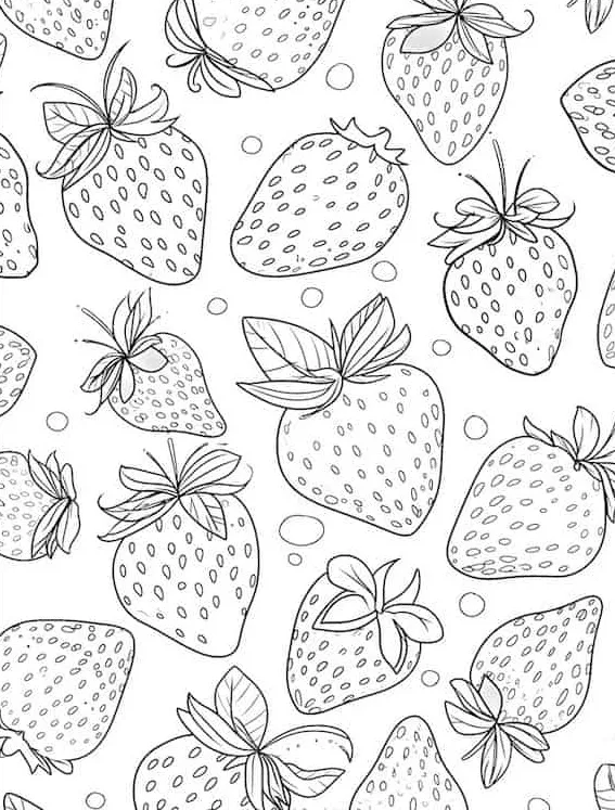 Dibujos para colorear e imprimir Strawberry