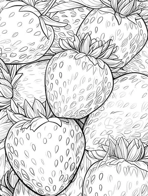 Dibujos para colorear e imprimir Strawberry