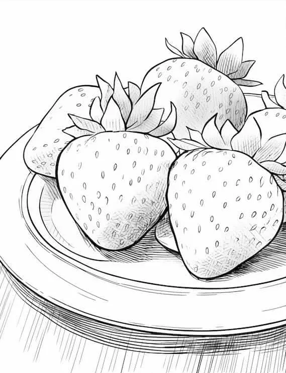 Dibujos para colorear e imprimir Strawberry