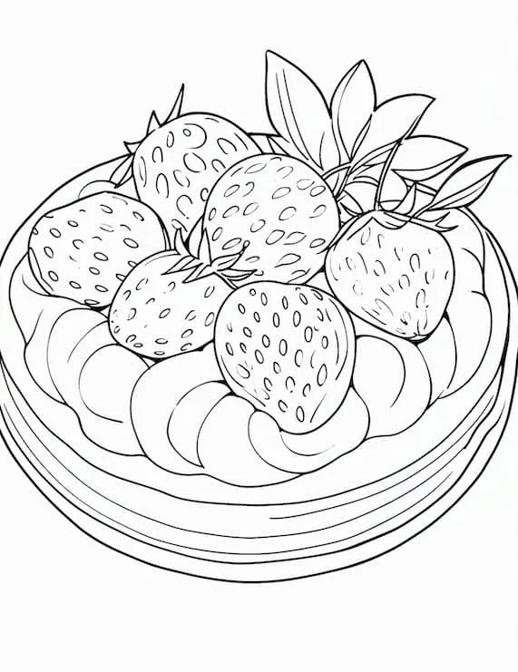 Dibujos para colorear e imprimir Strawberry