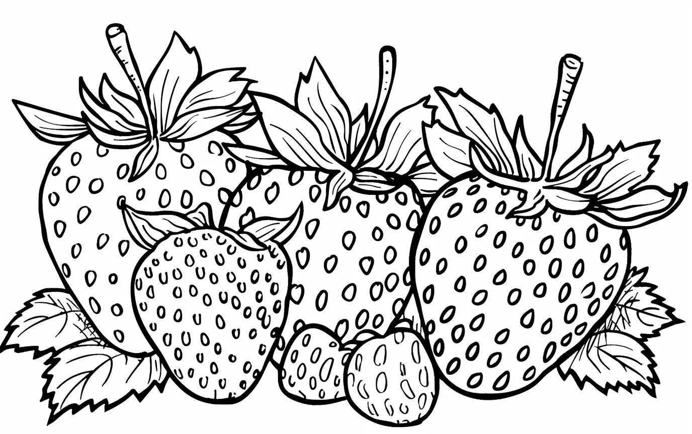 Dibujos para colorear e imprimir Strawberry