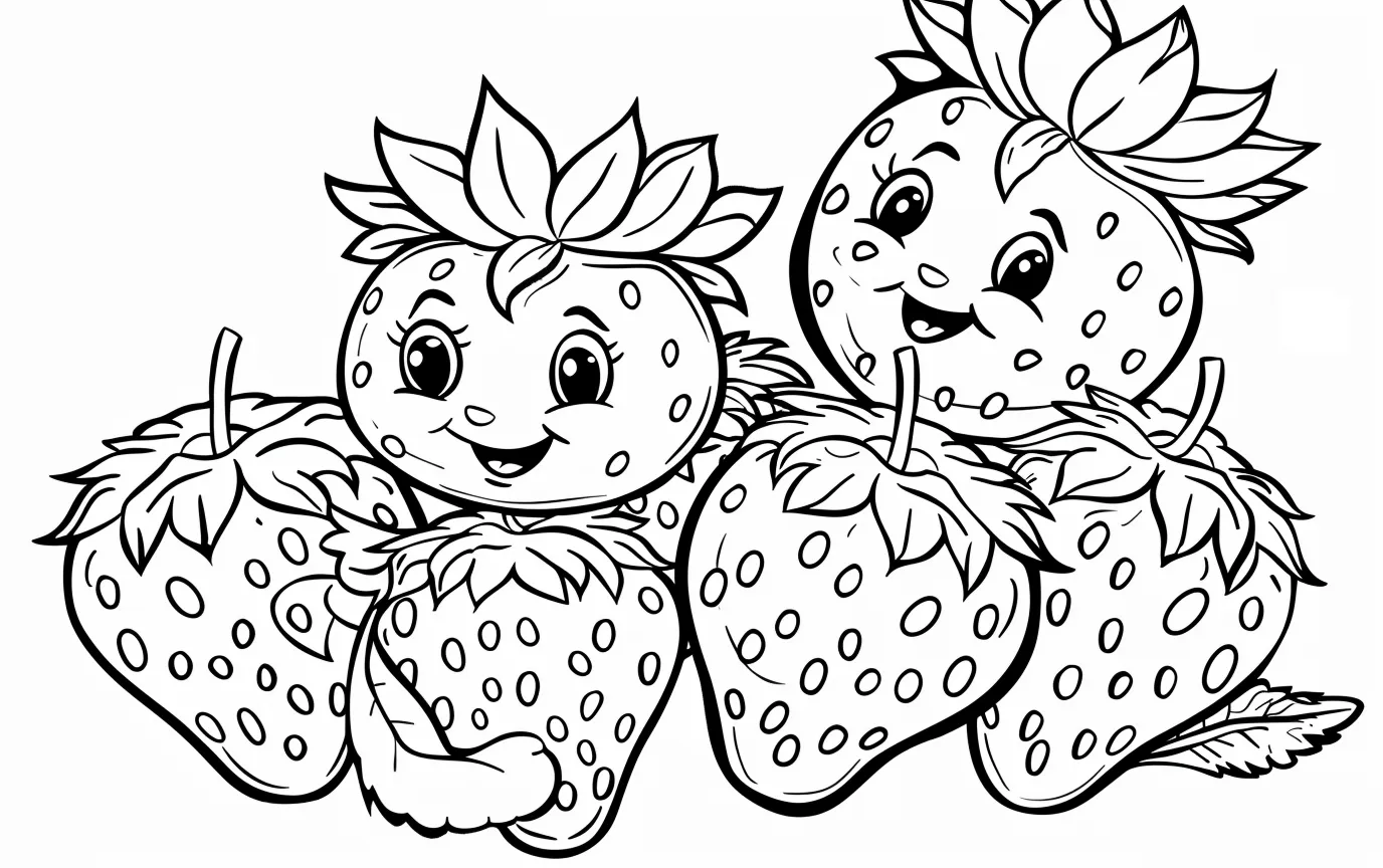 Dibujos para colorear e imprimir Strawberry