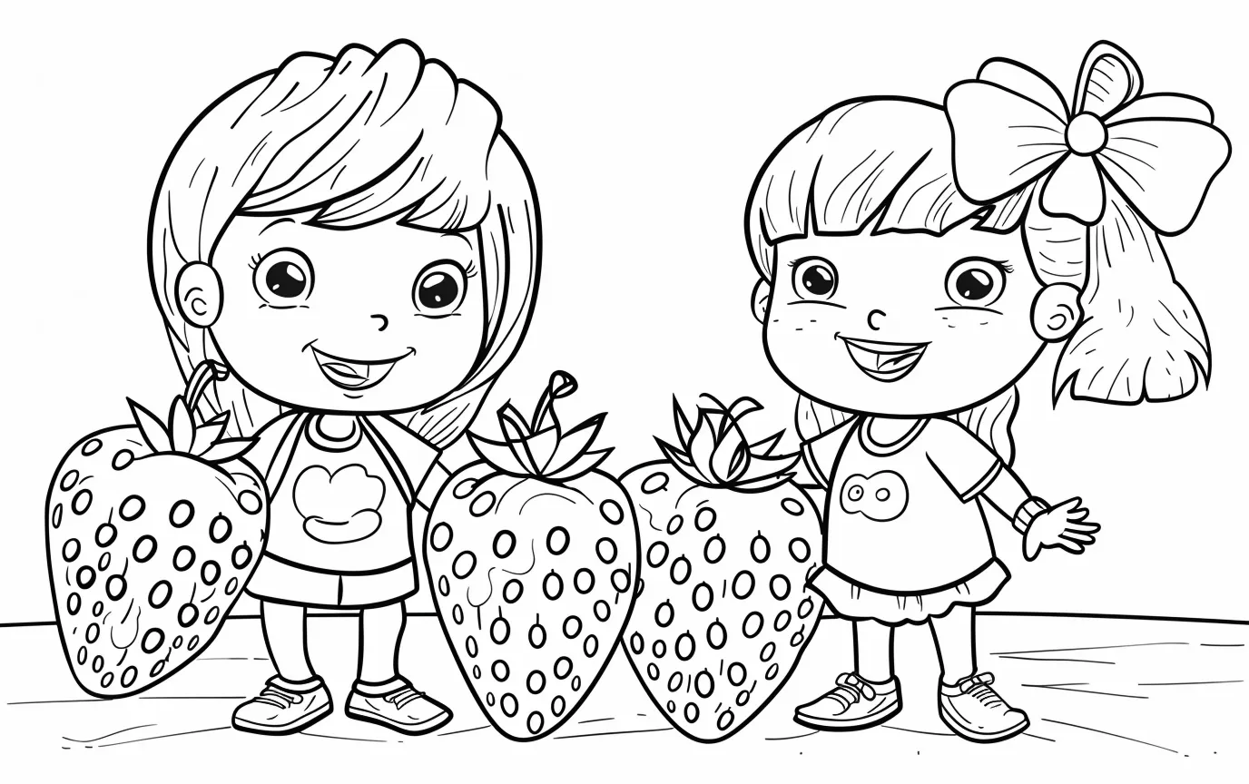 Dibujos para colorear e imprimir Strawberry