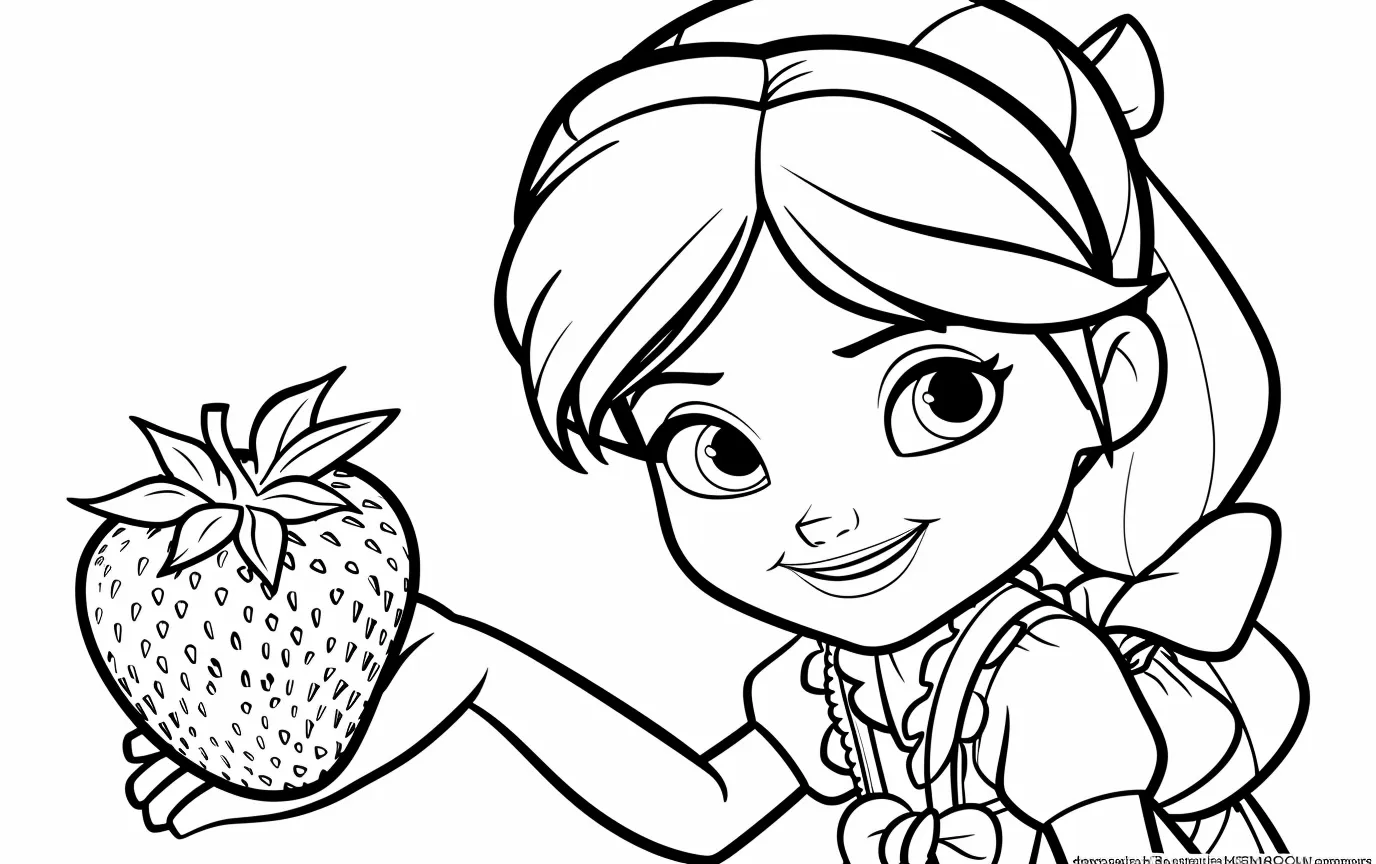 Dibujos para colorear e imprimir Strawberry