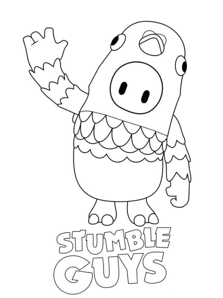 Dibujos para colorear e imprimir Stumble Guys