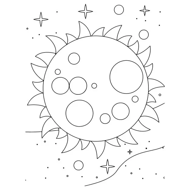 Dibujos para colorear e imprimir Sun