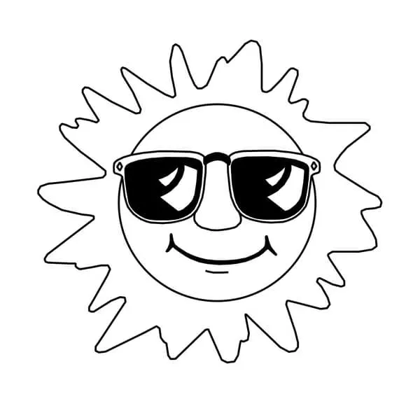 Dibujos para colorear e imprimir Sun