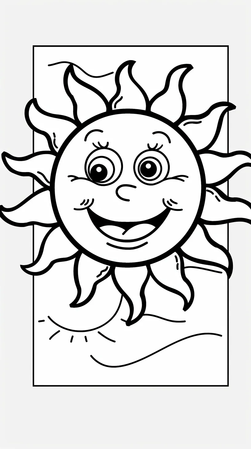 Dibujos para colorear e imprimir Sun