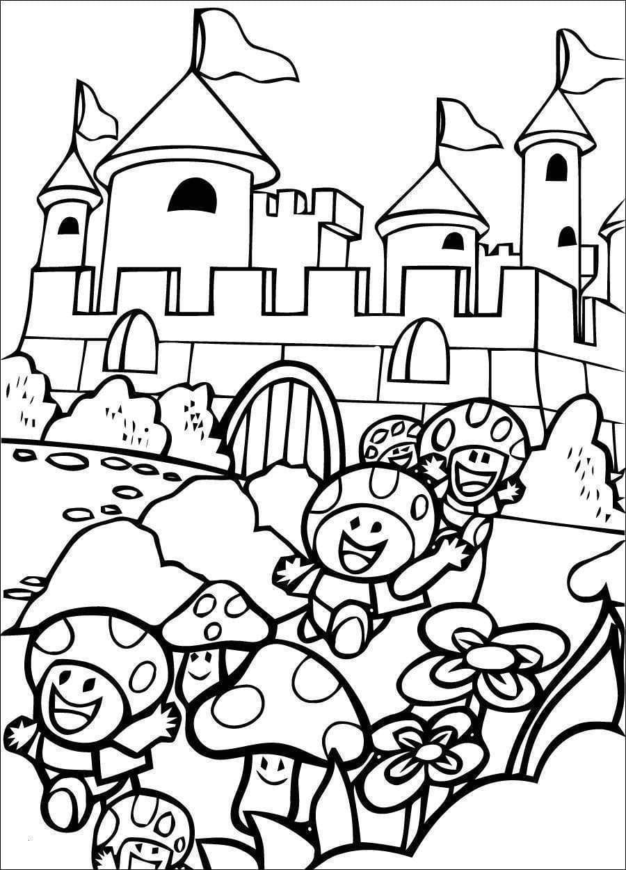 Dibujos para colorear e imprimir Super Mario Bros