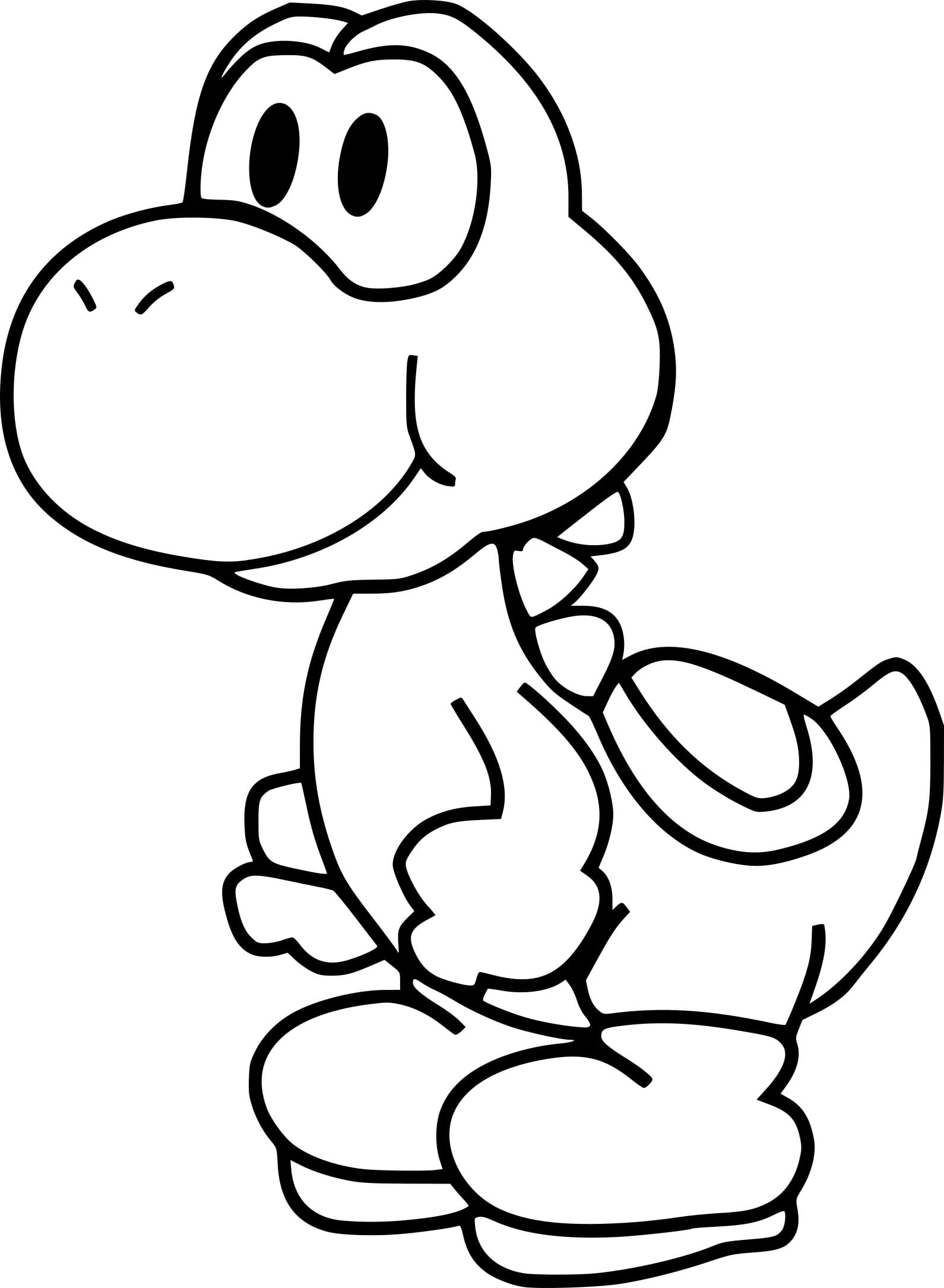 Dibujos para colorear e imprimir Super Mario Bros