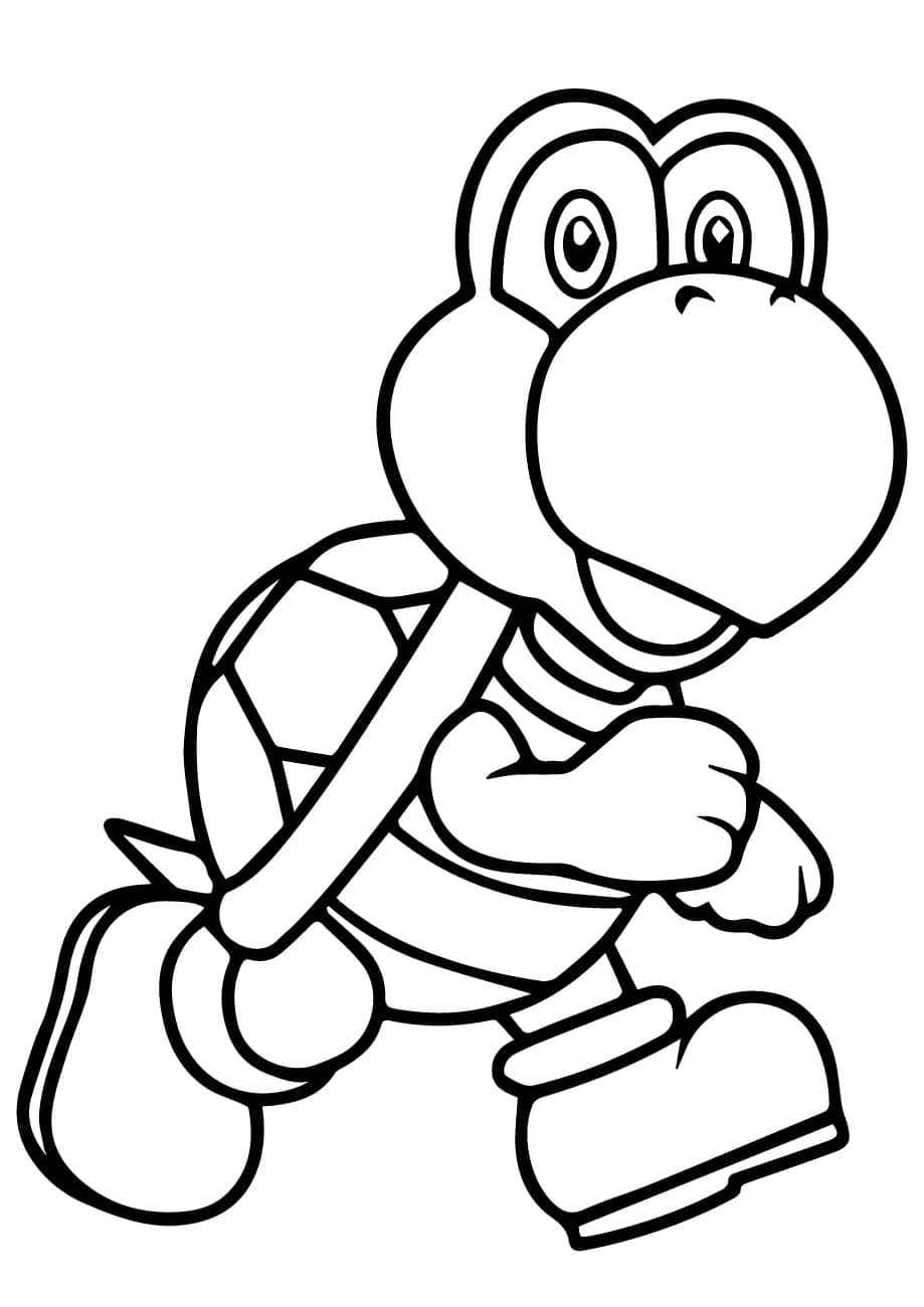 Dibujos para colorear e imprimir Super Mario Bros