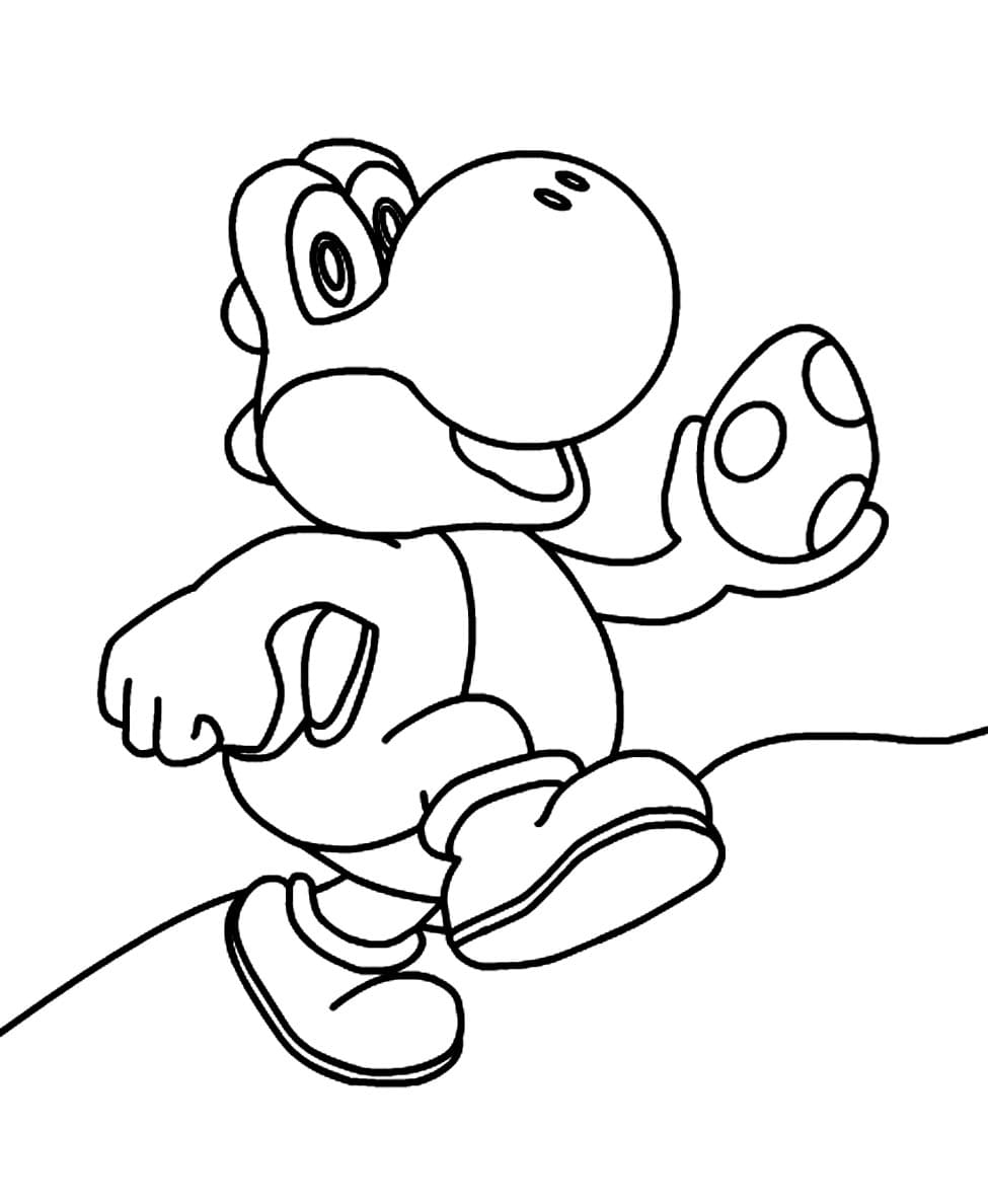 Dibujos para colorear e imprimir Super Mario Bros