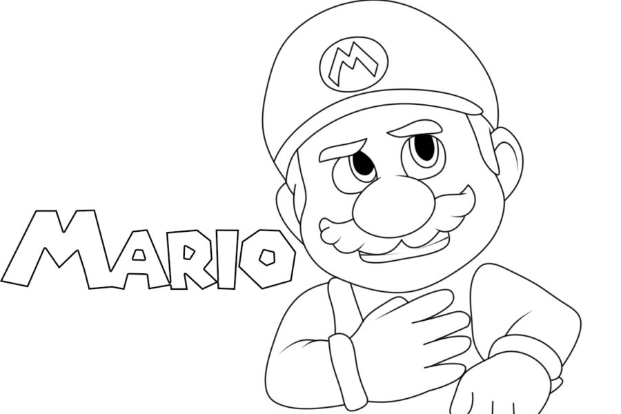 Dibujos para colorear e imprimir Super Mario Bros