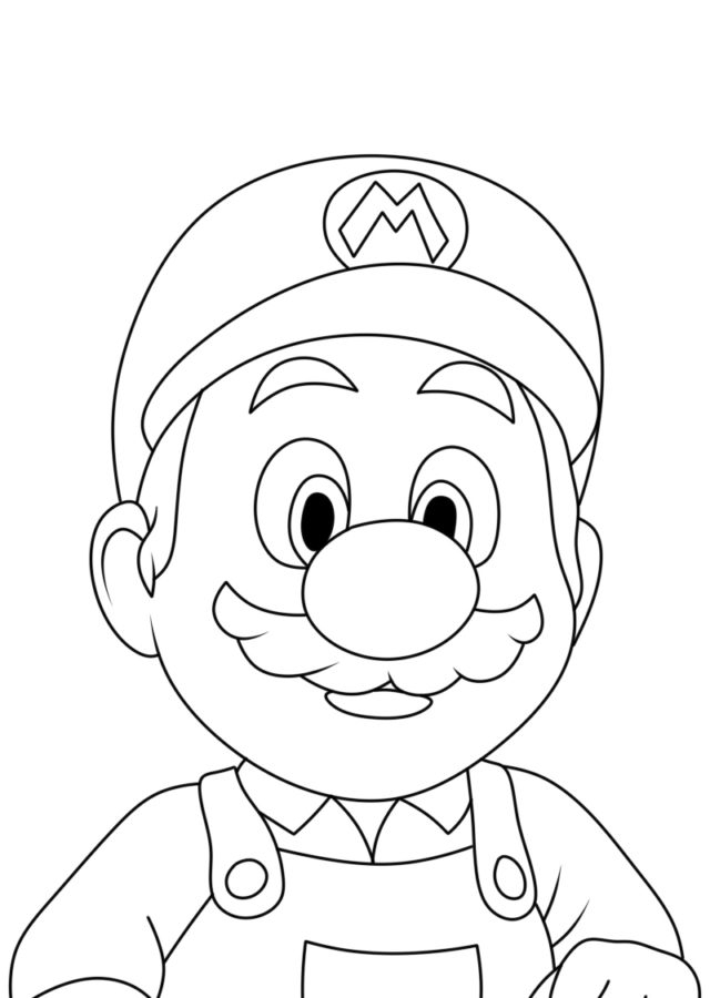 Dibujos para colorear e imprimir Super Mario Bros