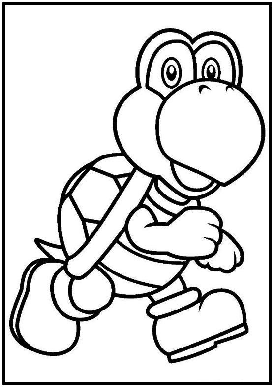 Dibujos para colorear e imprimir Super Mario Bros