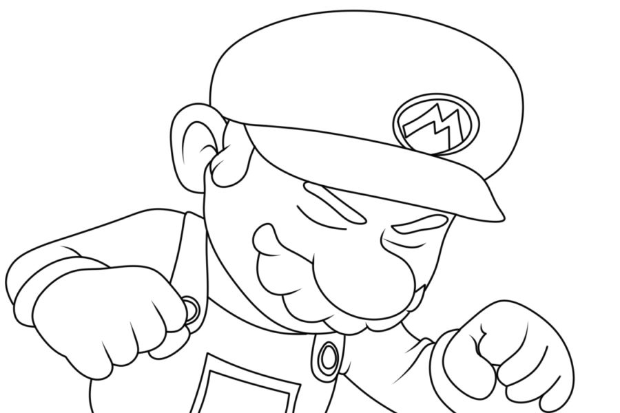 Dibujos para colorear e imprimir Super Mario Bros