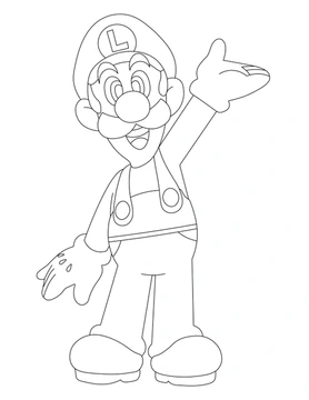 Dibujos para colorear e imprimir Super Mario Bros