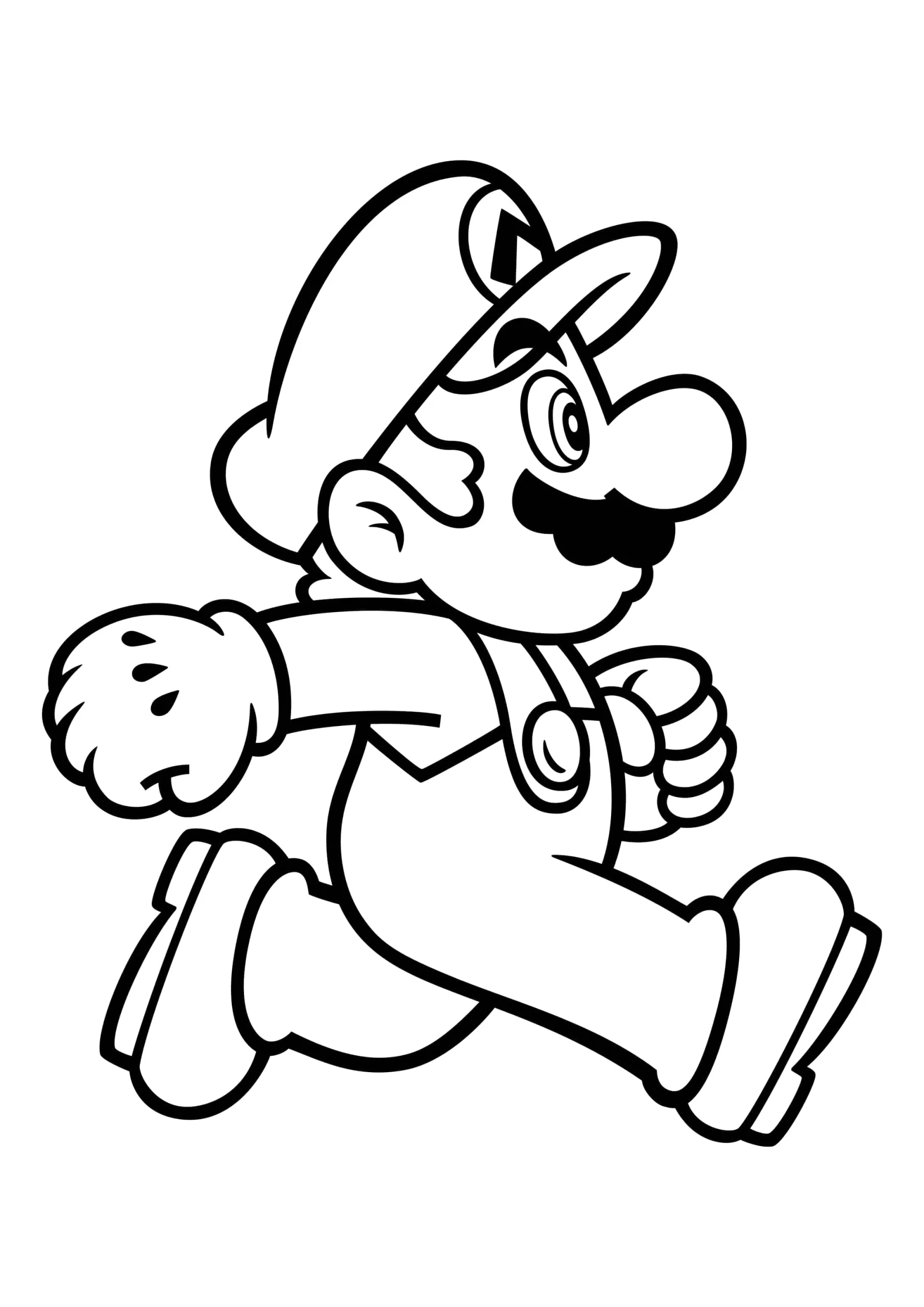 Dibujos para colorear e imprimir Super Mario Bros