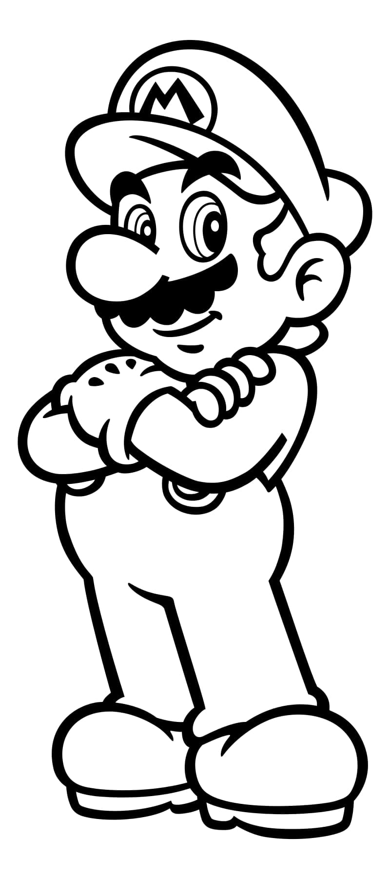 Dibujos para colorear e imprimir Super Mario Bros