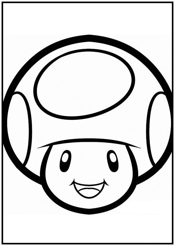 Dibujos para colorear e imprimir Super Mario Bros