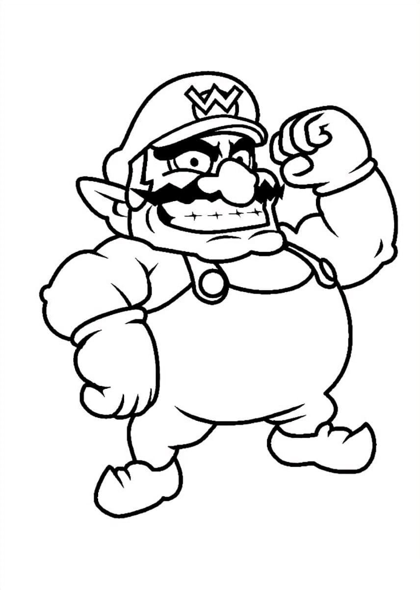 Dibujos para colorear e imprimir Super Mario Bros