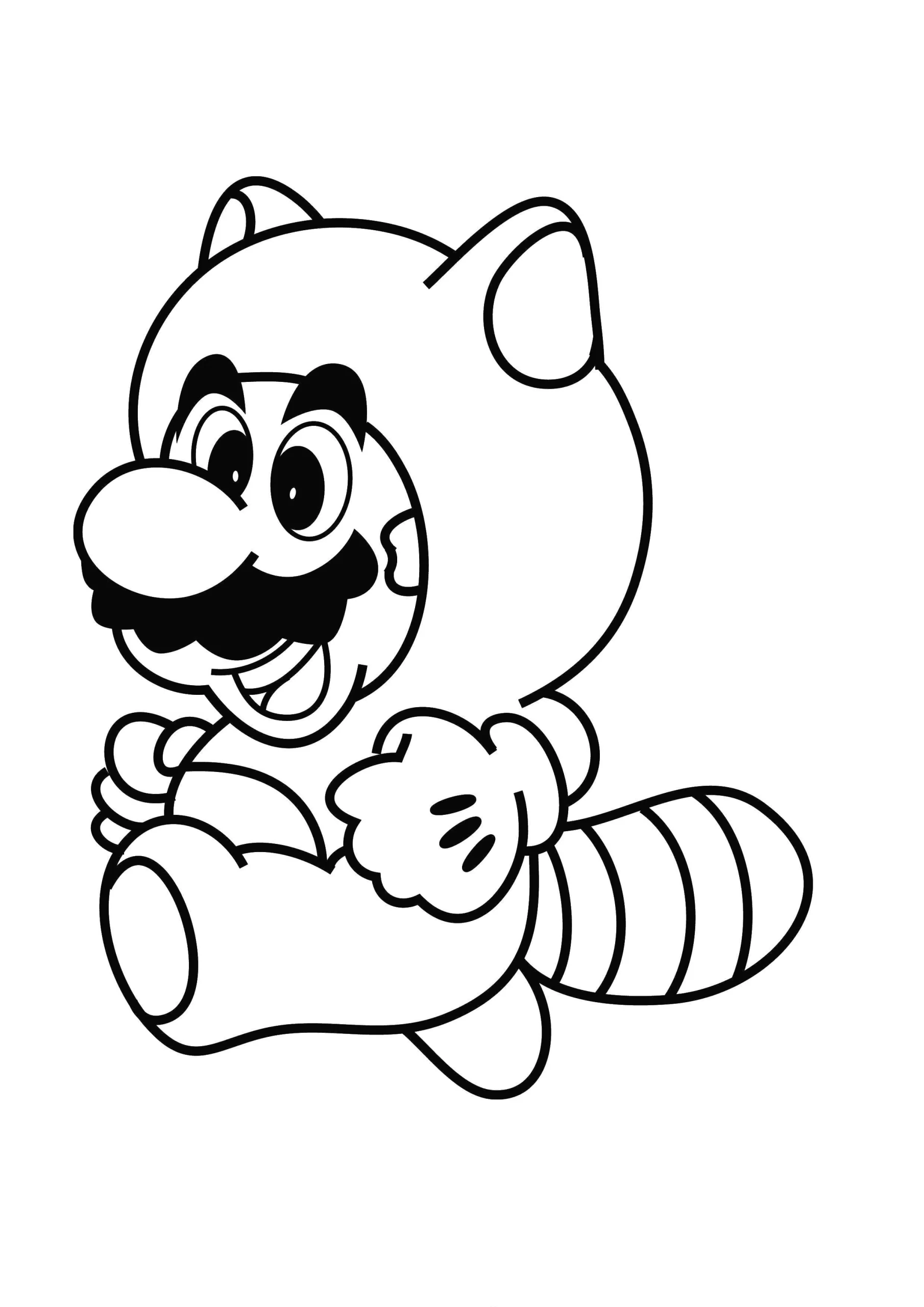 Dibujos para colorear e imprimir Super Mario Bros