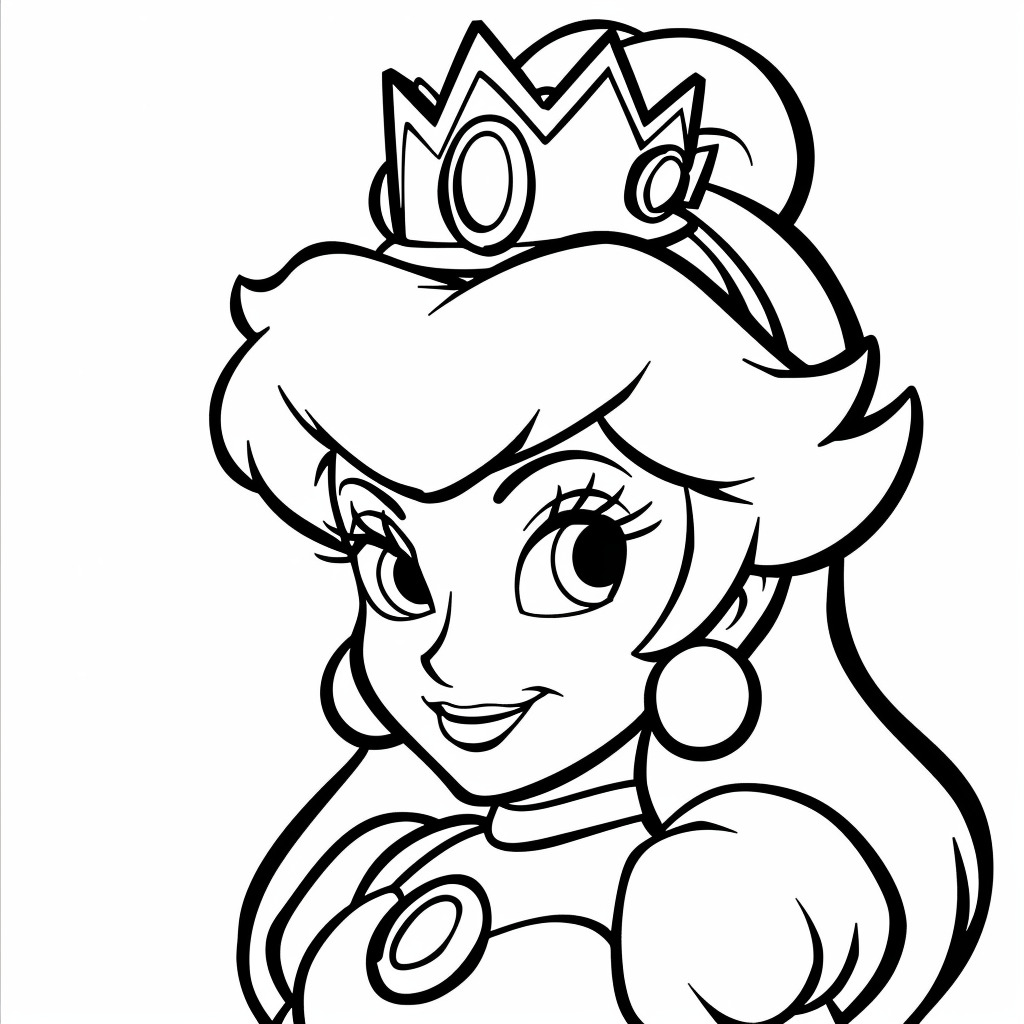 Dibujos para colorear e imprimir Super Mario Bros