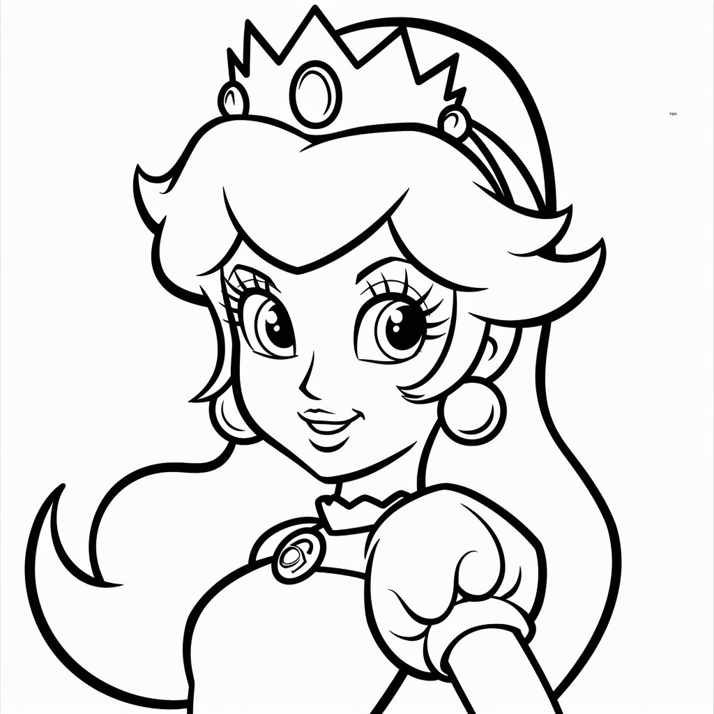 Dibujos para colorear e imprimir Super Mario Bros