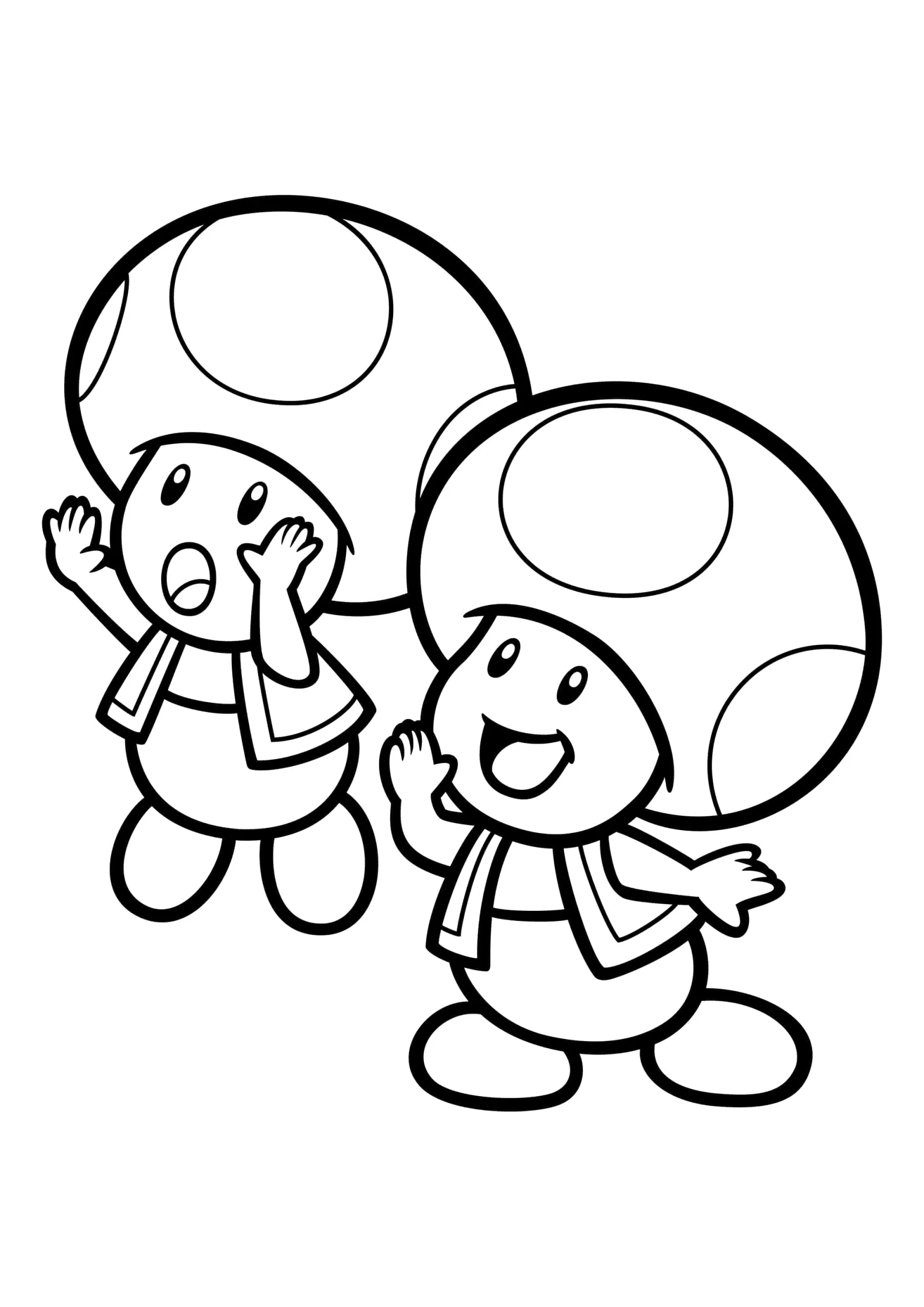 Dibujos para colorear e imprimir Super Mario Bros