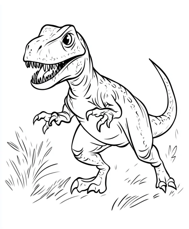 Dibujos para colorear e imprimir T Rex Dinosaur