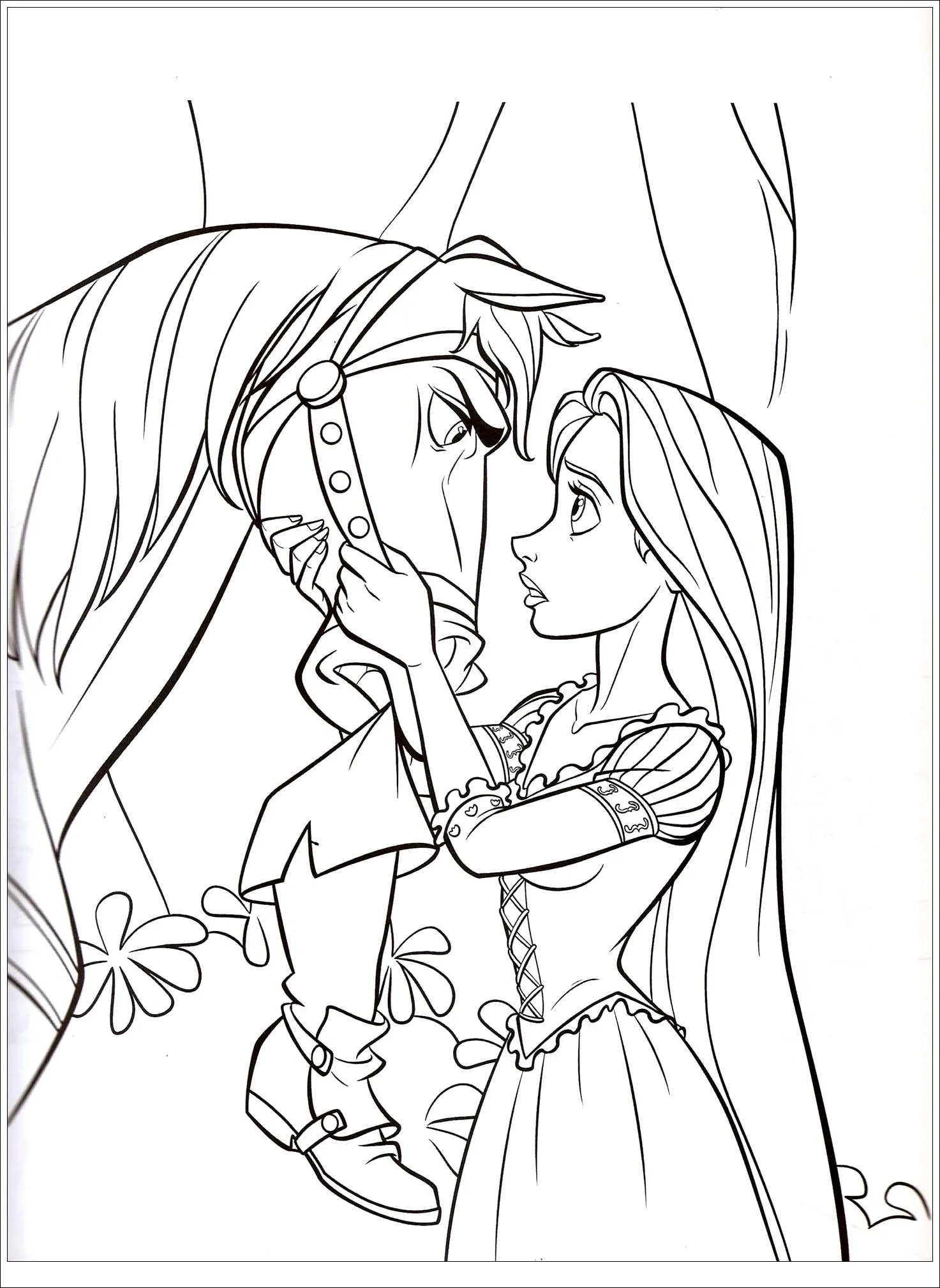 Dibujos para colorear e imprimir Tangled